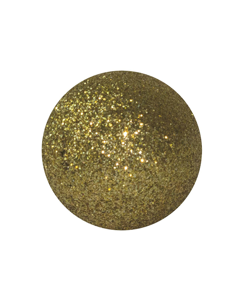 Gold glitter Christmas 7cm ball