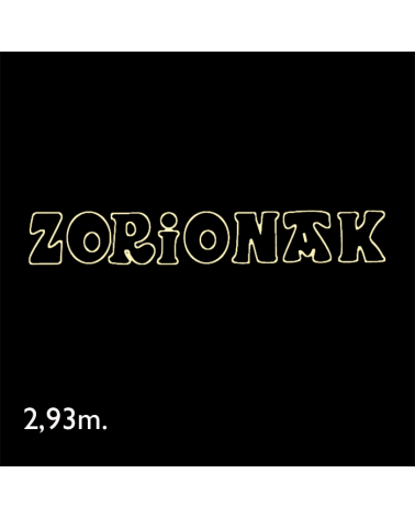 Zorionak sign of 2.93 meters LEDs IP65 47.5W