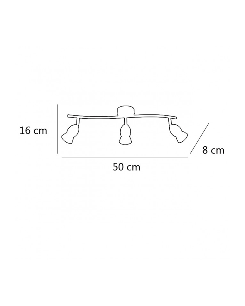 Foco LED redondo INSPIRE blanco 1600lm 6000K