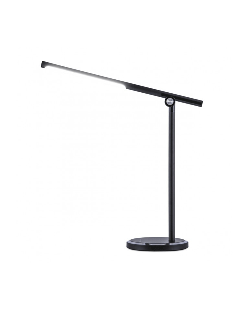 Flexo tubular oscilante metal acabado negro LED 12W 1200LM 3000-6000K regulable táctil