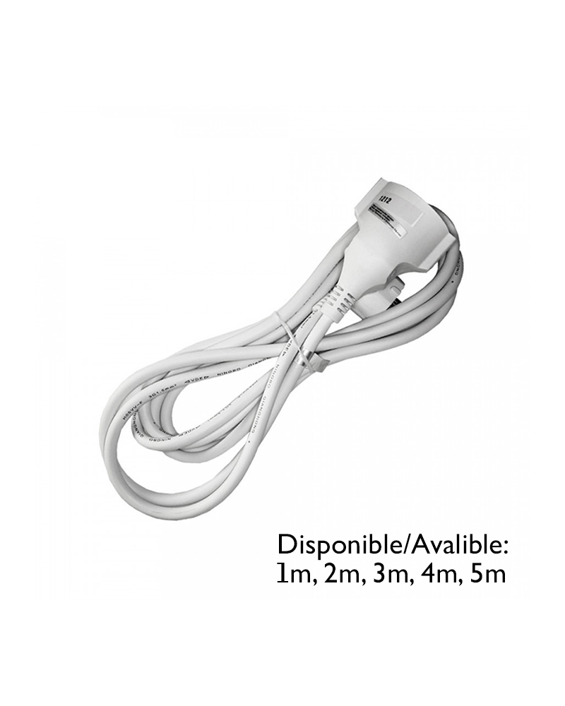 Alargadera con enchufe T/TL 3x1,5mm2