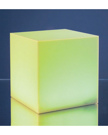 Cube 15x15cm 2W RGB multicolour LED