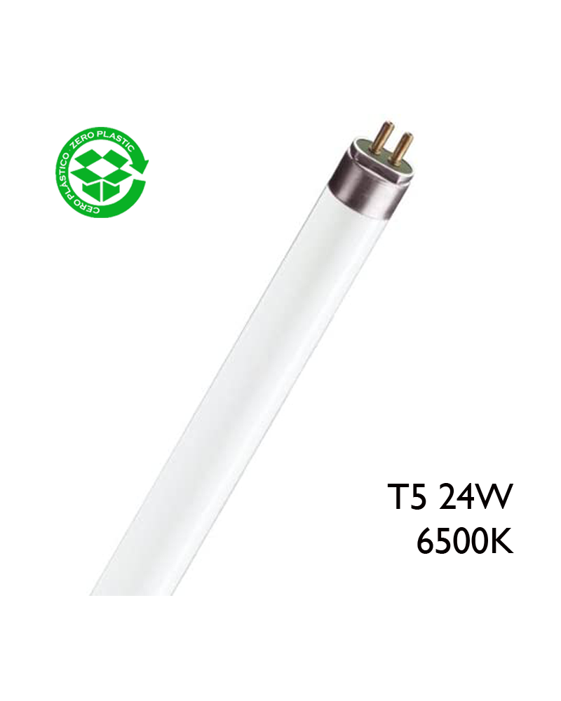 Triphosphor fluorescent tube 24W T5 54.9cm 6500K F24T5/865 Daylight