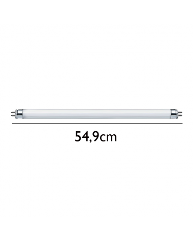 Tubo fluorescente trifósforo 24W T5 54,9cm 6500K F24T5/865 Luz día