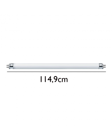 Tubo fluorescente trifósforo 54W T5 114,9cm 6500K F54T5/865 Luz día