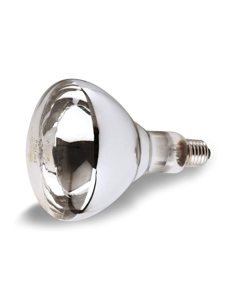 Lampe chauffante infrarouge blanche 100W R80 PHILLIPS E27 230-250V