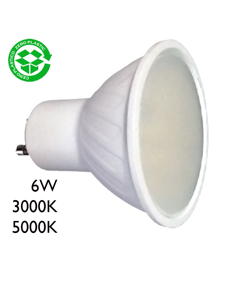 Spot Dicroica LED 6W GU10 120º 550Lm.