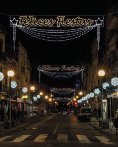 Cartel FELIZ NAVIDAD de 6 metros LEDs flashing luz blanca fría y luz cálida IP65 368W