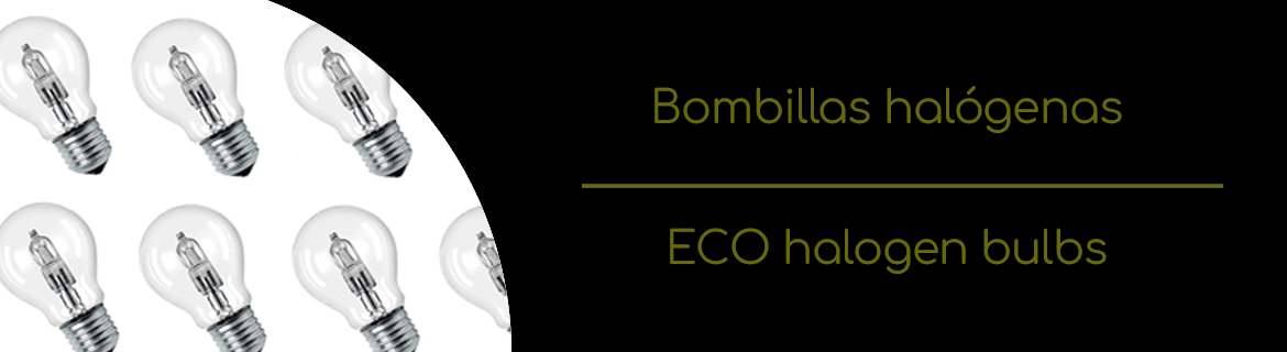 Bombilla halógena reflectora ECO 90mm 42W E27 mate de bajo consumo regulable